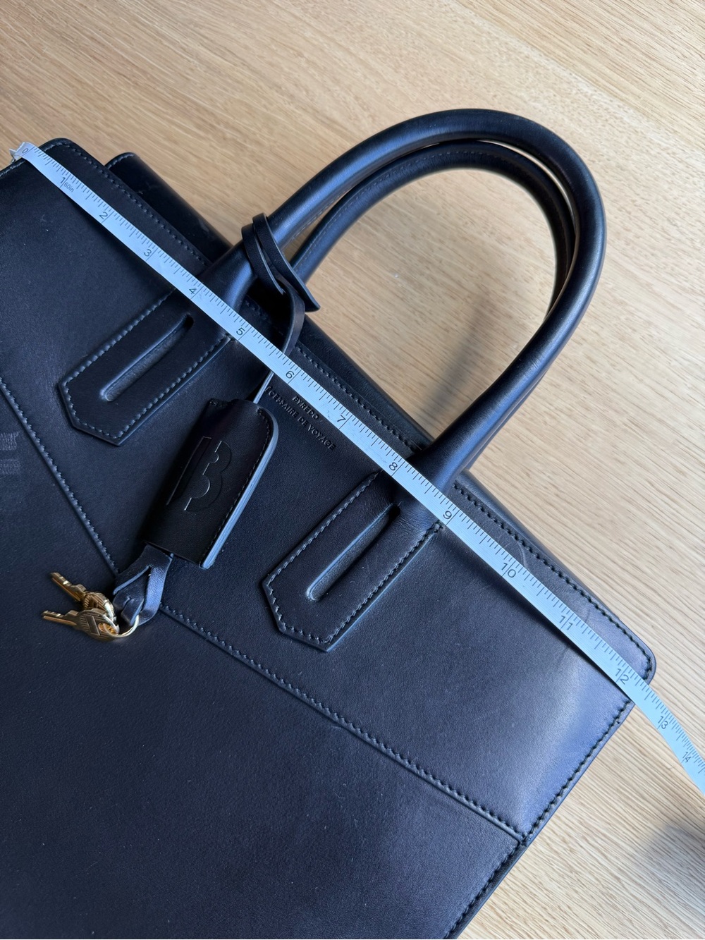 $1.6k Byredo Nécessaire de Voyage Leather Tote Bag Large Black Italy Rare - Picture 13 of 15